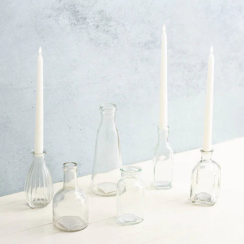 Taper Dinner Candle Pack 6 White (2cm x 25cmH)