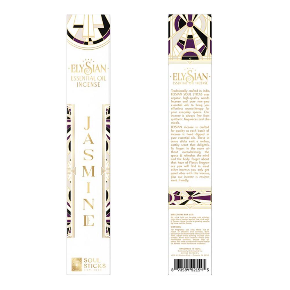 Jasmine Essential Oil Incense 10 Sticks Elysian