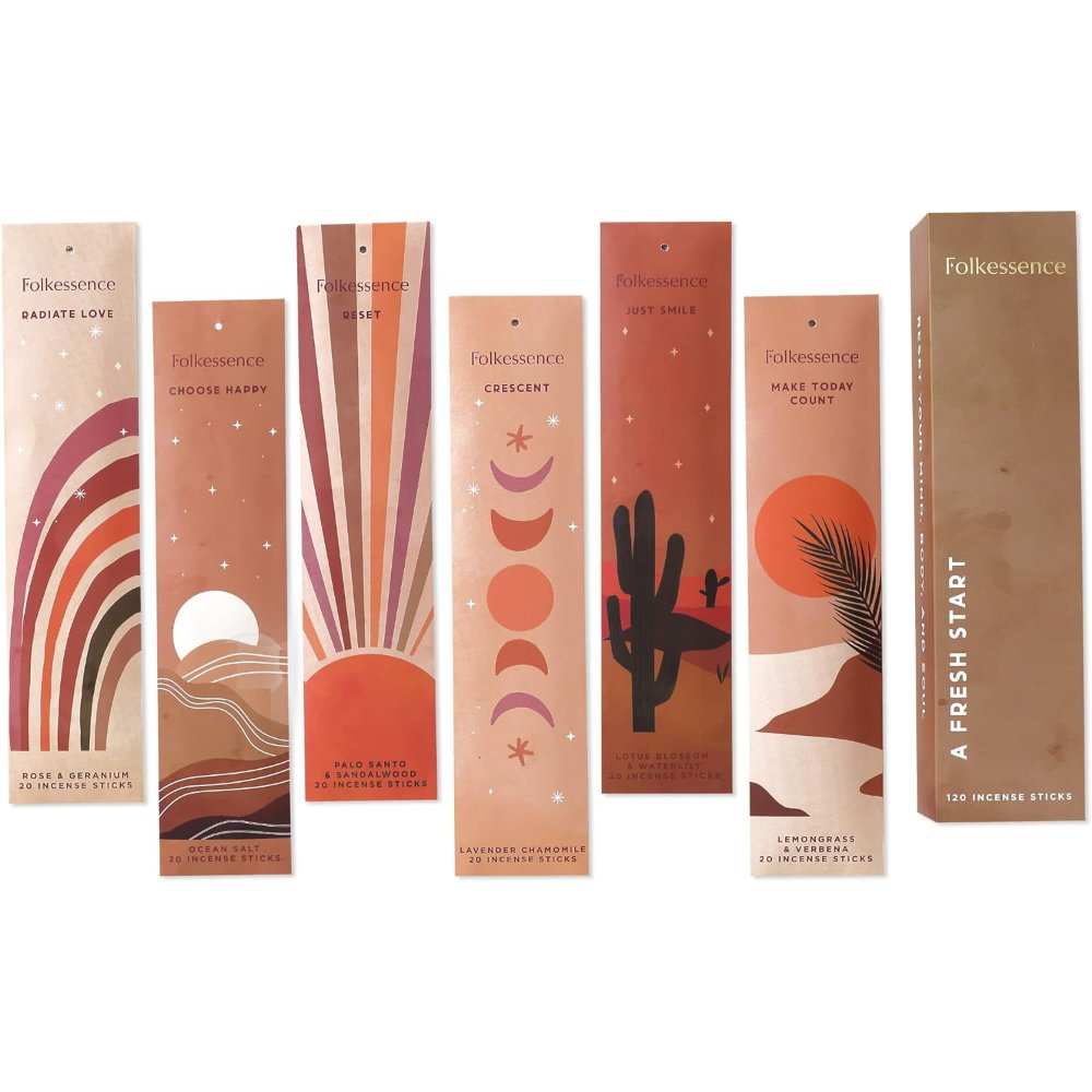 A Fresh Start 120 Incense Sticks Gift Pack