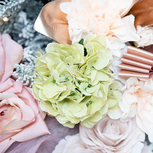 Claire Hydrangea Short Stem Green (52cmH)