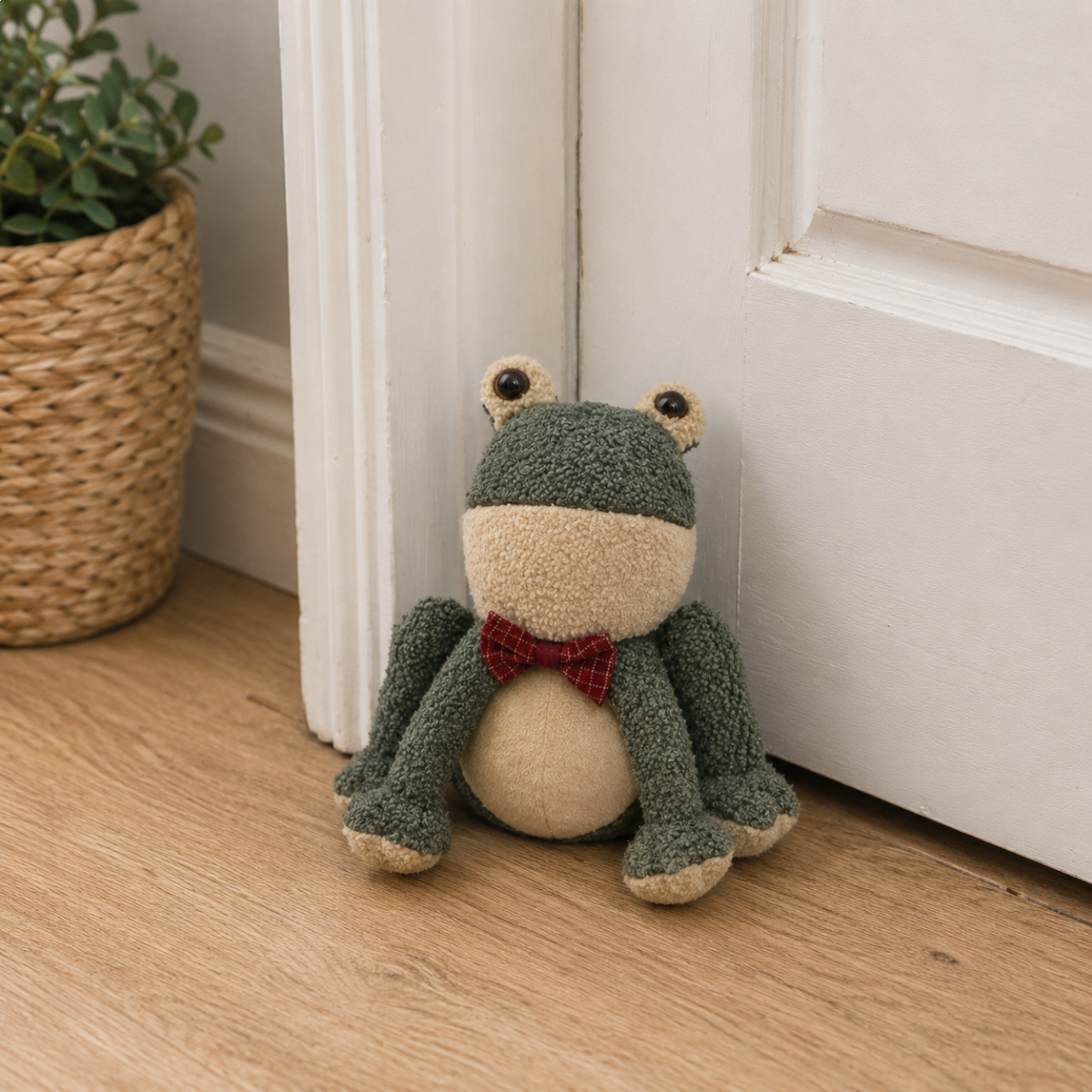 Frog Doorstopper Green 28cm