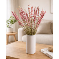 Buy Dried Delphinium, 20 stems, 70cm, Natural Pink