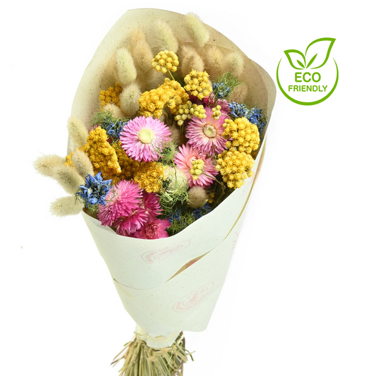 Dried Eco Flower Bouquet Joy, 50cm, Mixed