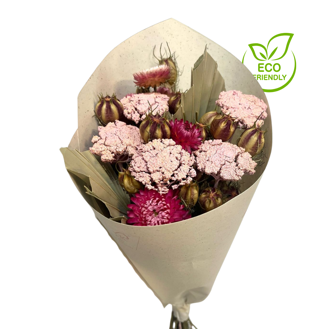 Dried Eco Flower Bouquet Eva, 50cm, Mixed