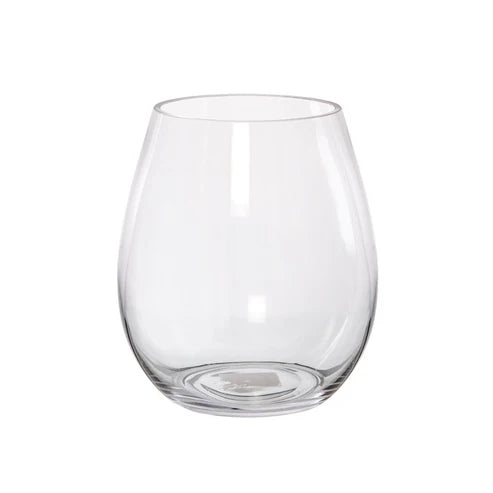Glass Claire Vase Clear Medium