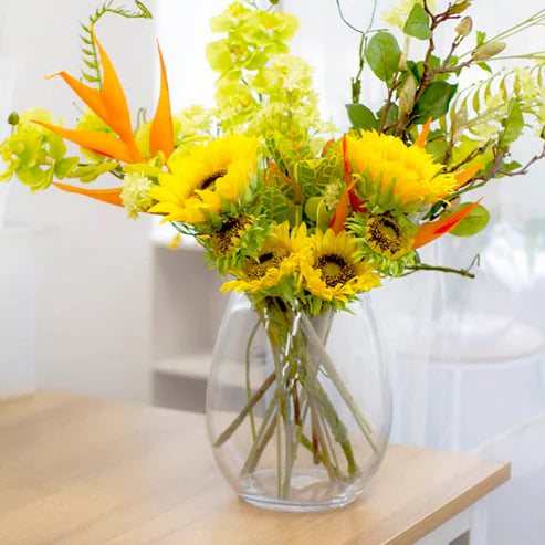 Glass Claire Vase Clear