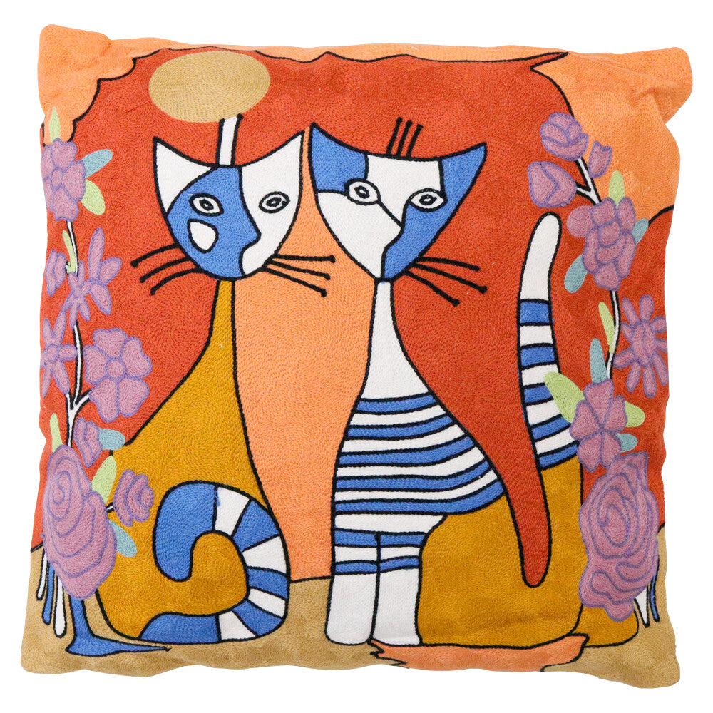 Cushion Picasso Cat Pair