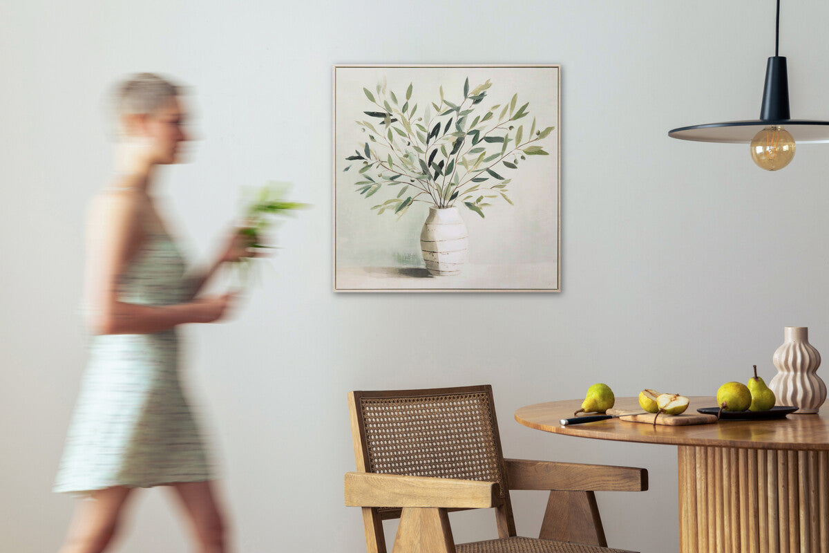 Framed Canvas Olives