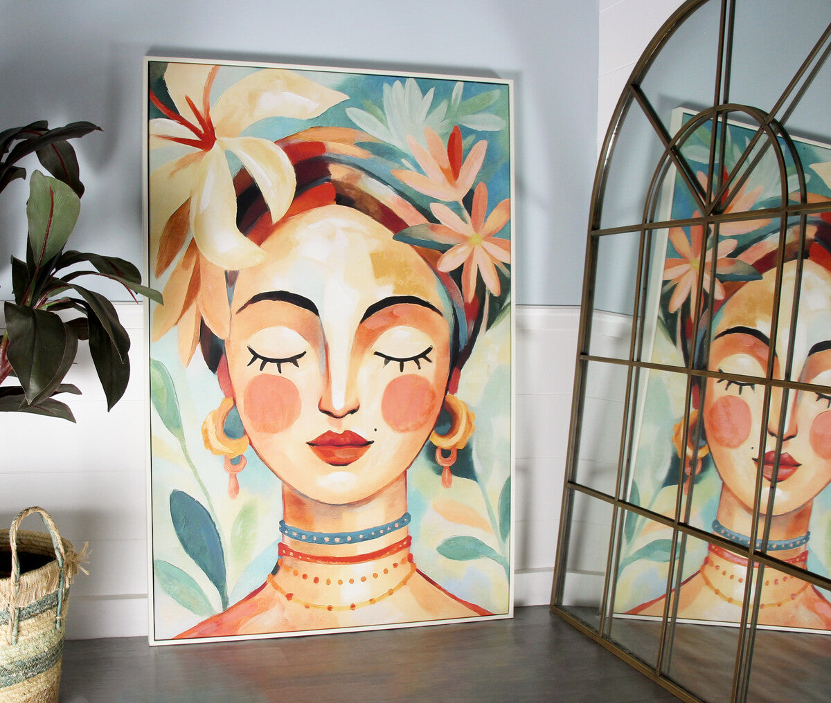 Framed Canvas Audette