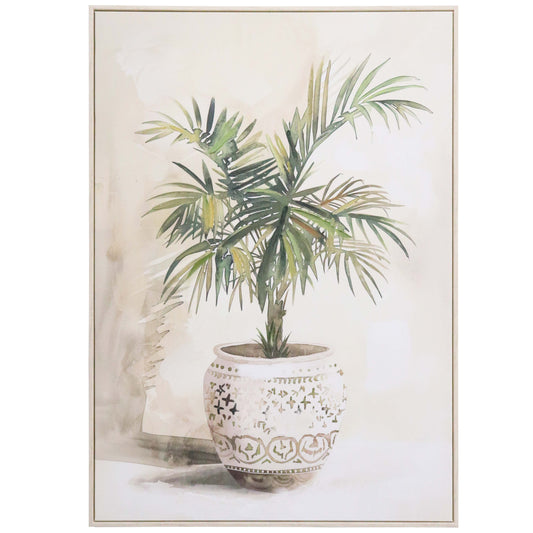 Framed Canvas Potted