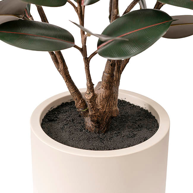 Premium Real Touch Artificial Rubber Tree Green (120cmH)