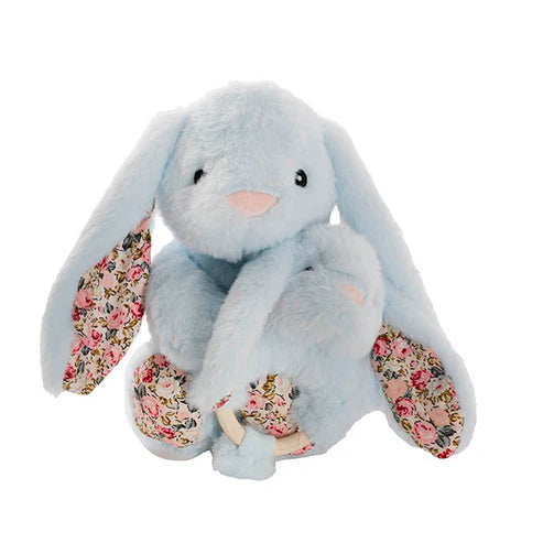 Rattle & Blanket Gift Pack Soft Blue (25cmH)