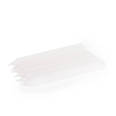 Taper Dinner Candle Pack 6 White (2cm x 20cmH)