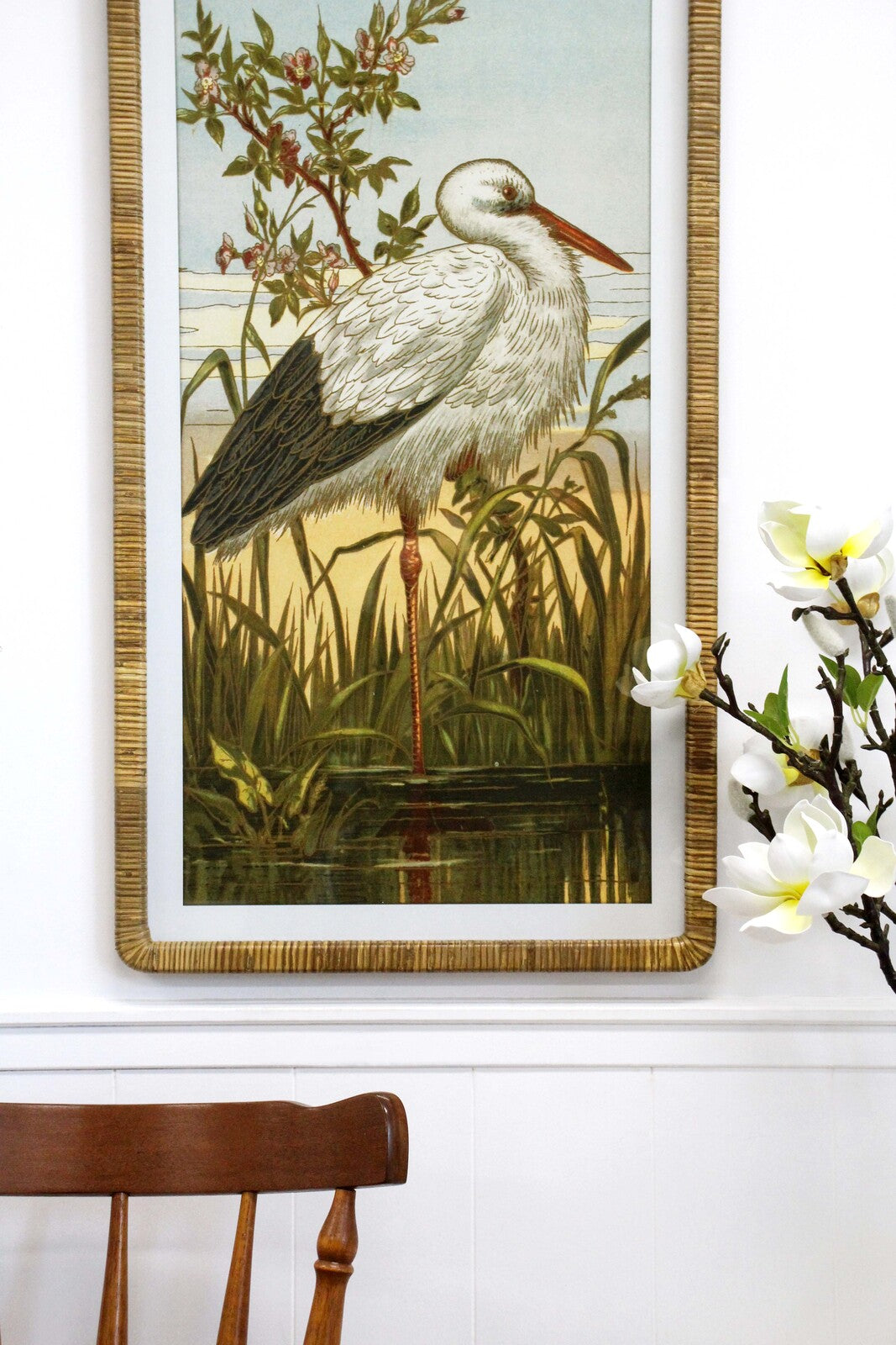 Framed Print Heron