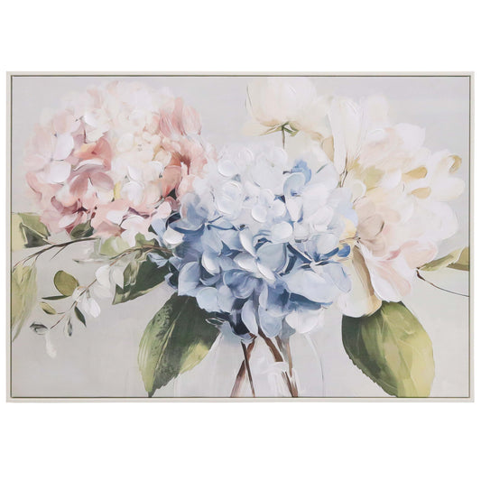 Framed Canvas Hydrangeas