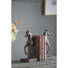 Horse Bookends in Brown (Set of 2)
