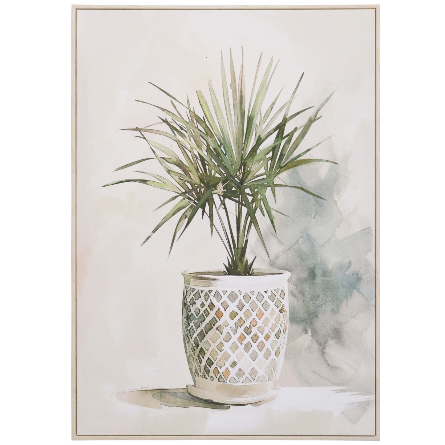 Framed Canvas Potted
