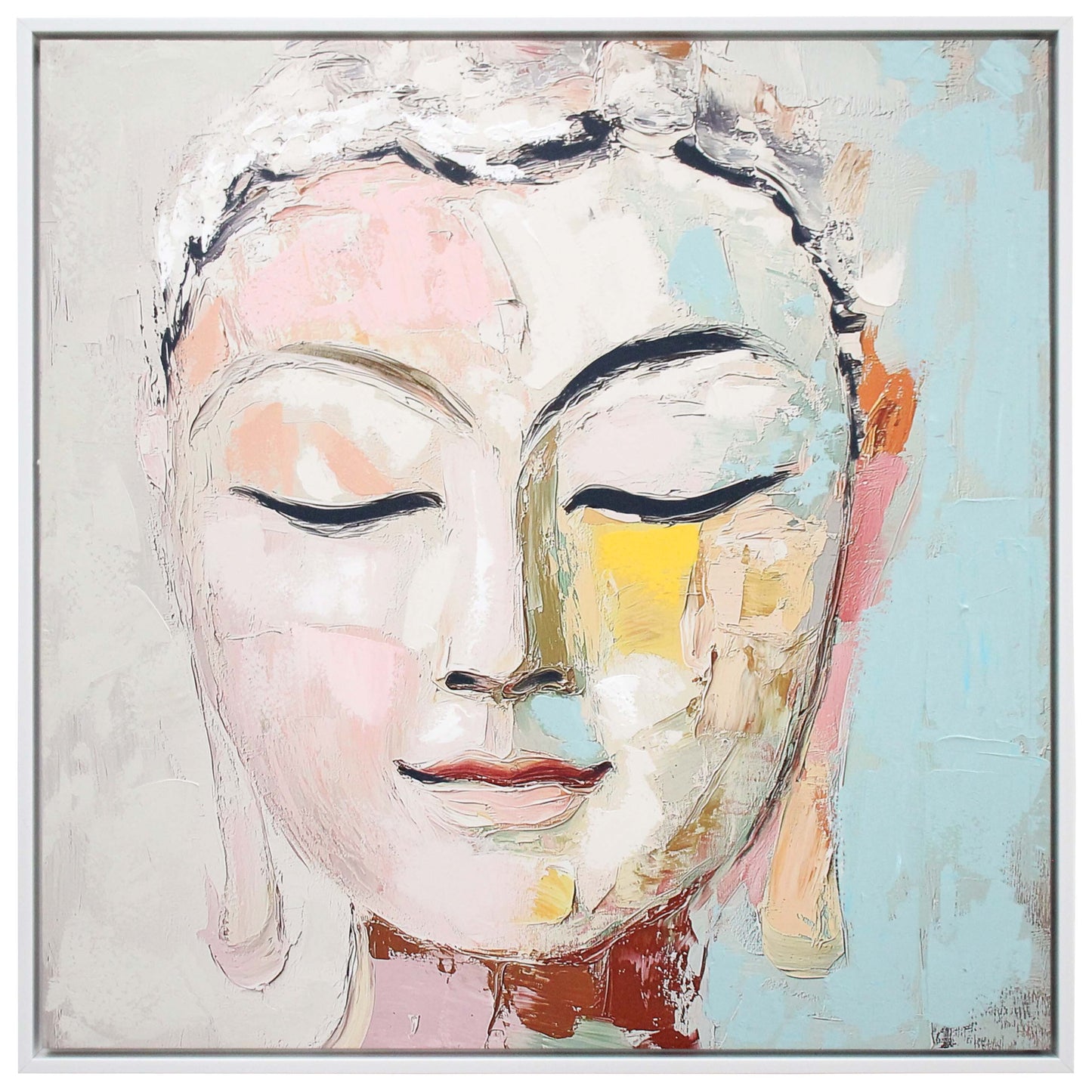 Framed Canvas Serene Buddha