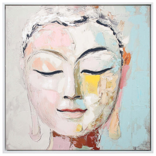 Framed Canvas Serene Buddha