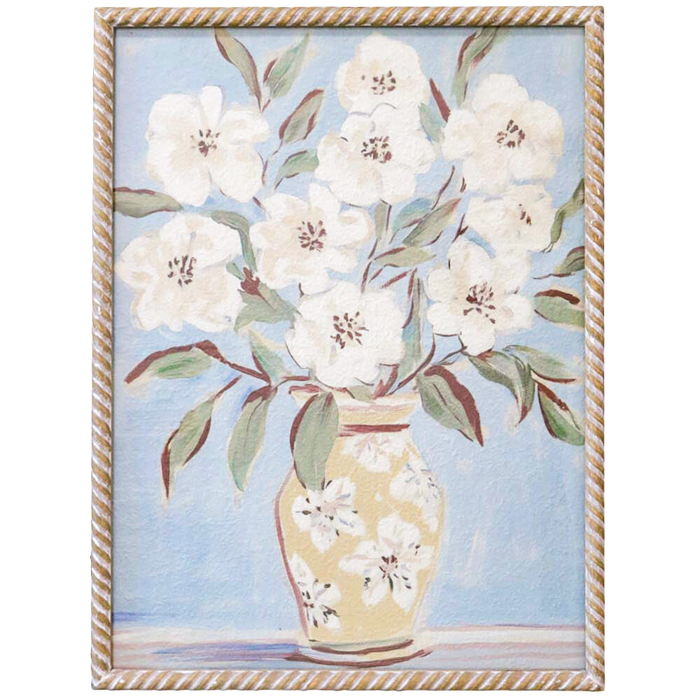 Framed Print Floral Vase