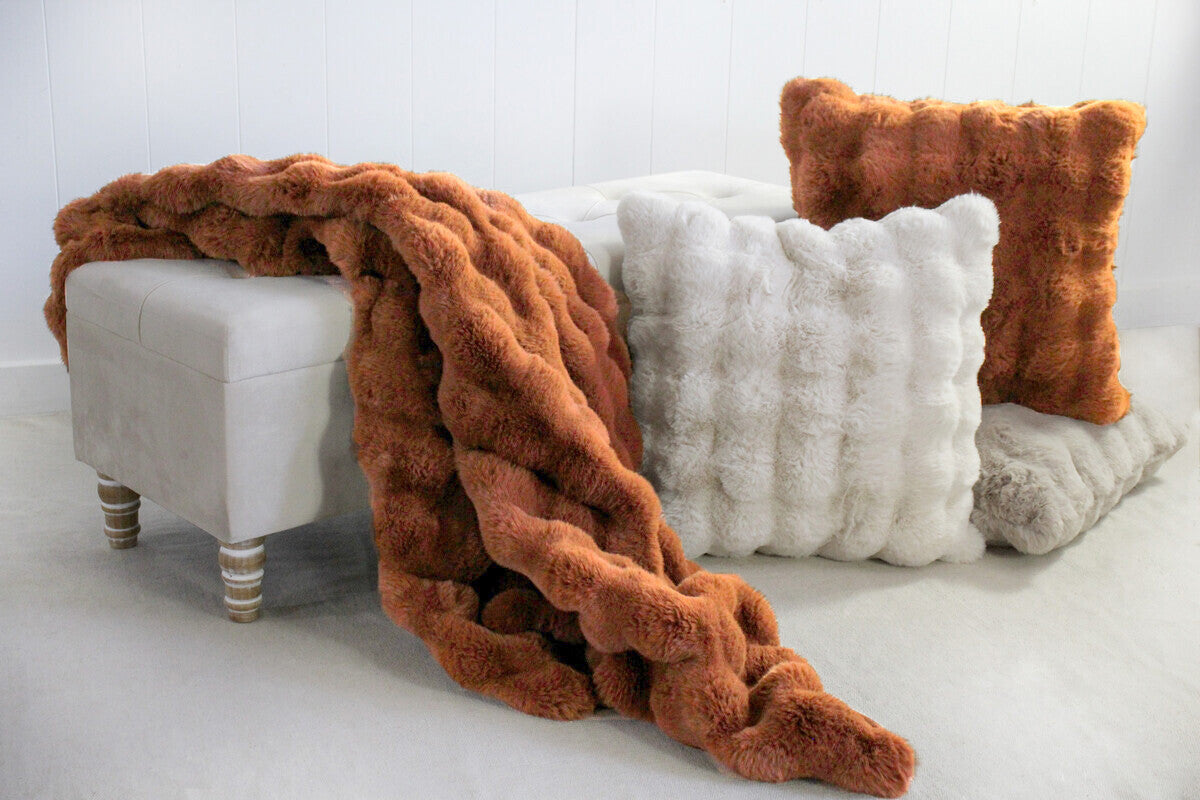 Cushion Lux Faux Fur Coco