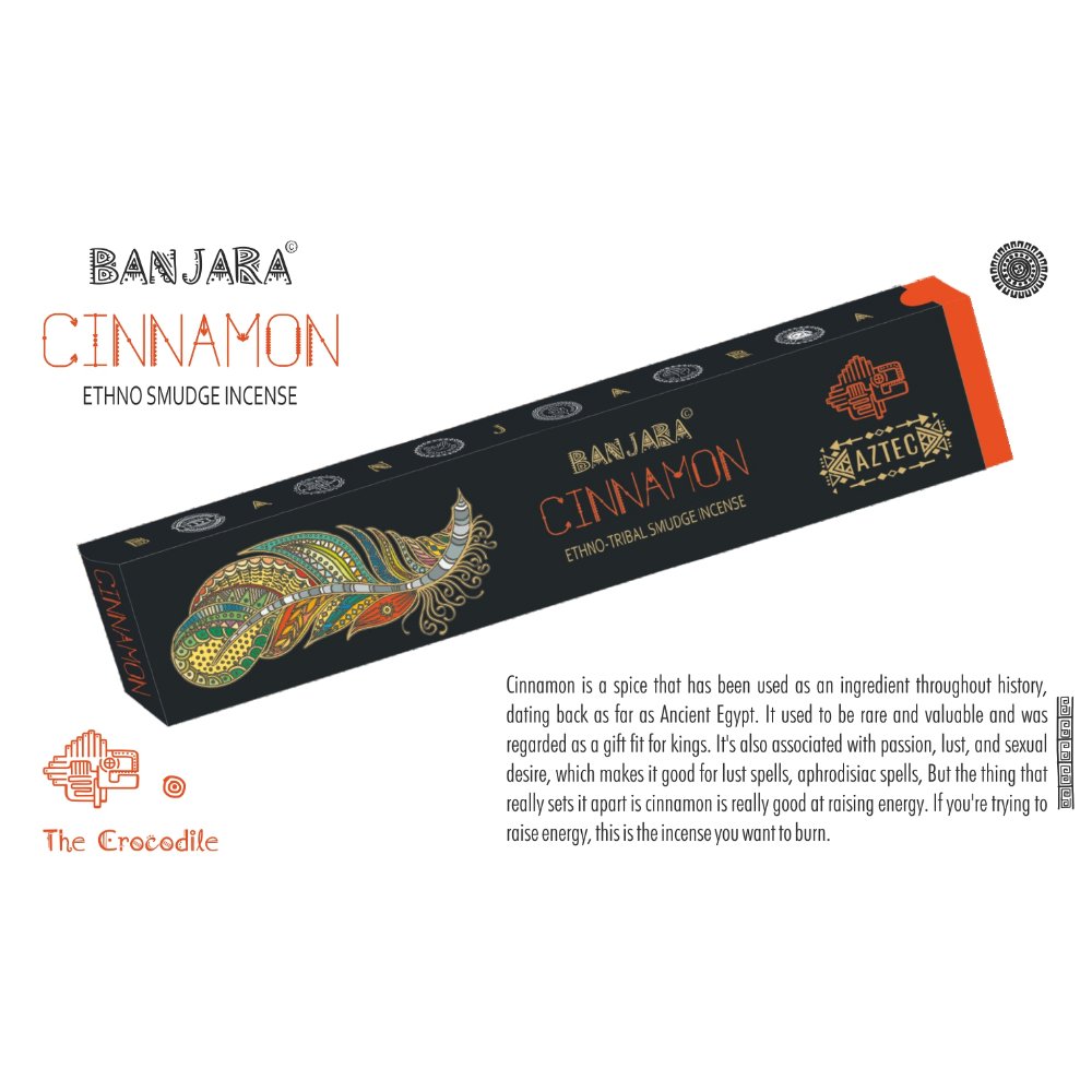 Cinnamon Incense 15gms Sticks Banjara