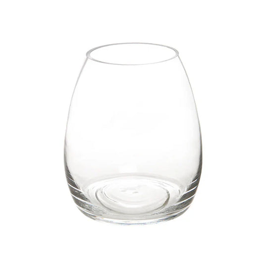 Glass Belly Vase Clear