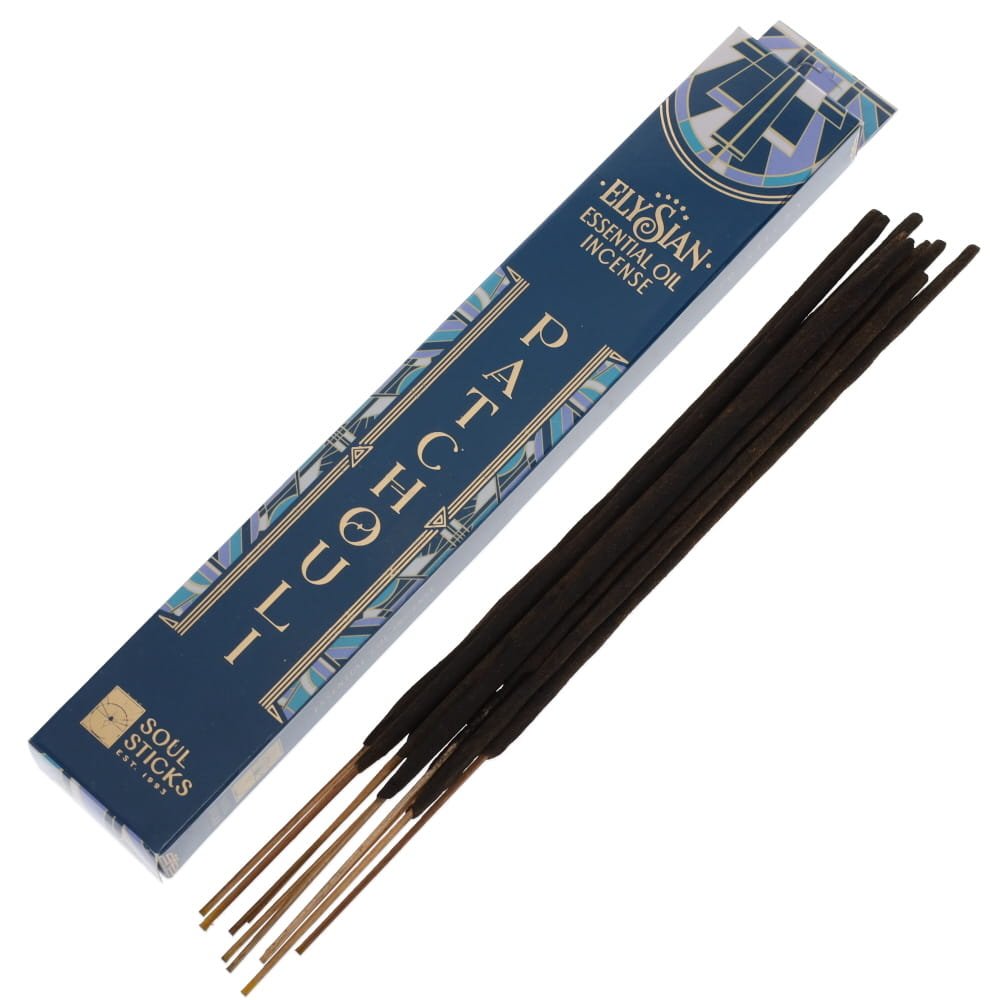 Patchouli Essential Oil Incense 10 Sticks Elysian