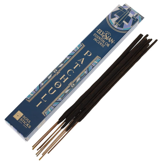 Patchouli Essential Oil Incense 10 Sticks Elysian