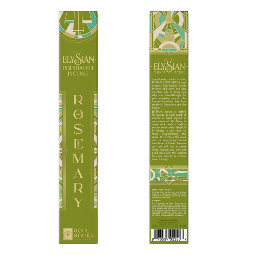 Rosemary Essential Oil Incense 10 Sticks Elysian