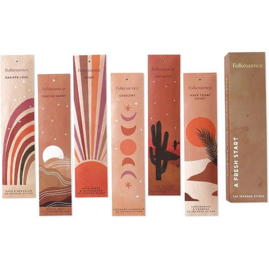 A Fresh Start 120 Incense Sticks Gift Pack