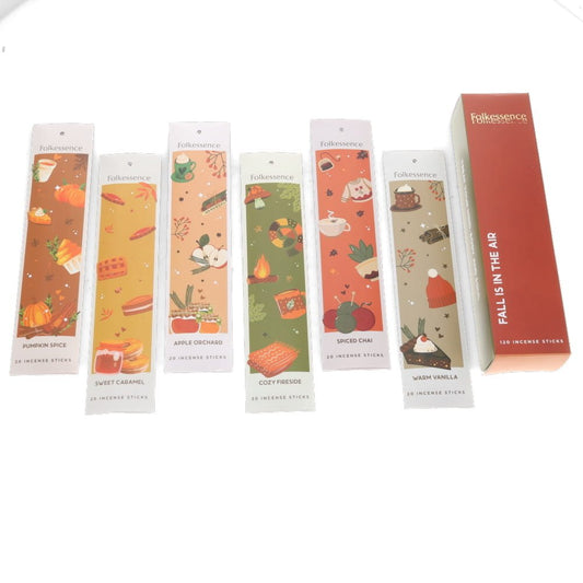 Fall is in the Air Incense 120 Sticks Gift Pack Folkessence