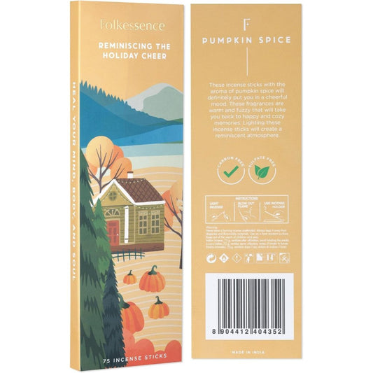 Pumpkin Spice Incense 75 Sticks Folkessence