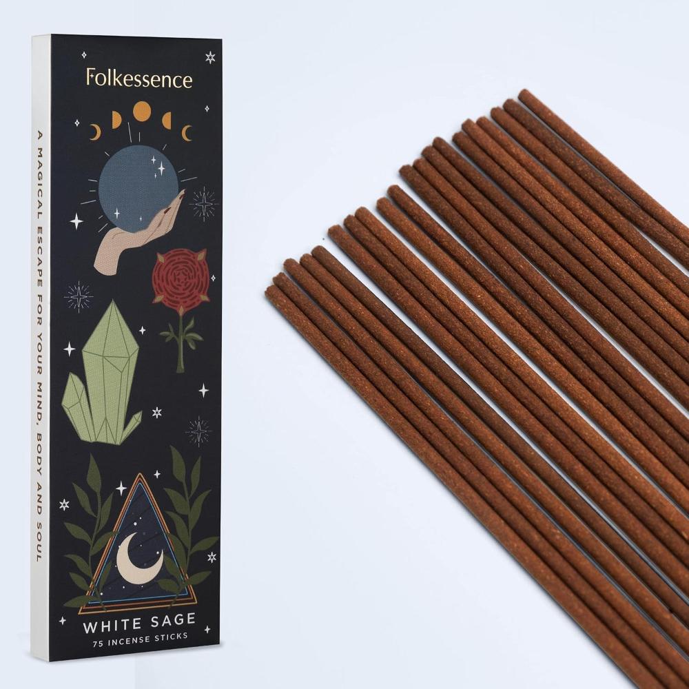 White Sage Incense 75 sticks Folkessence