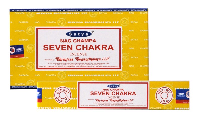 Satya - Seven Chakra Incense