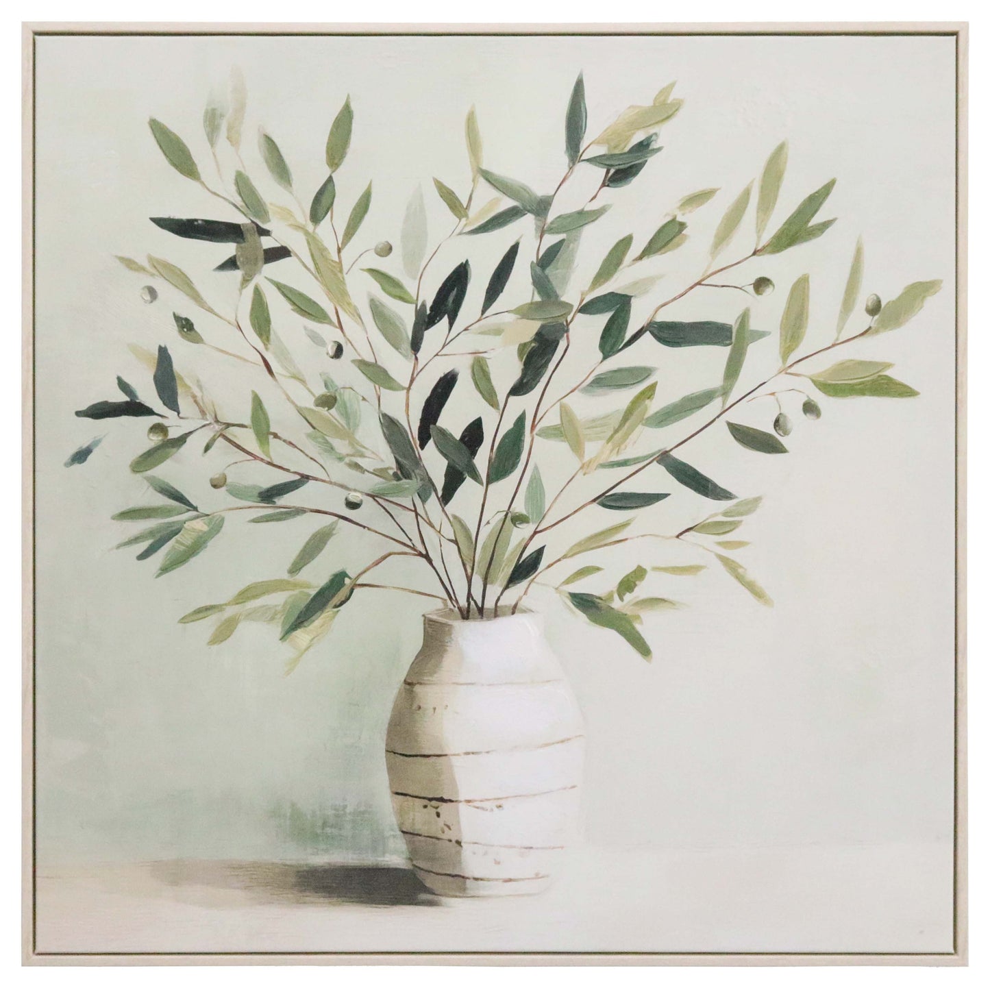 Framed Canvas Olives