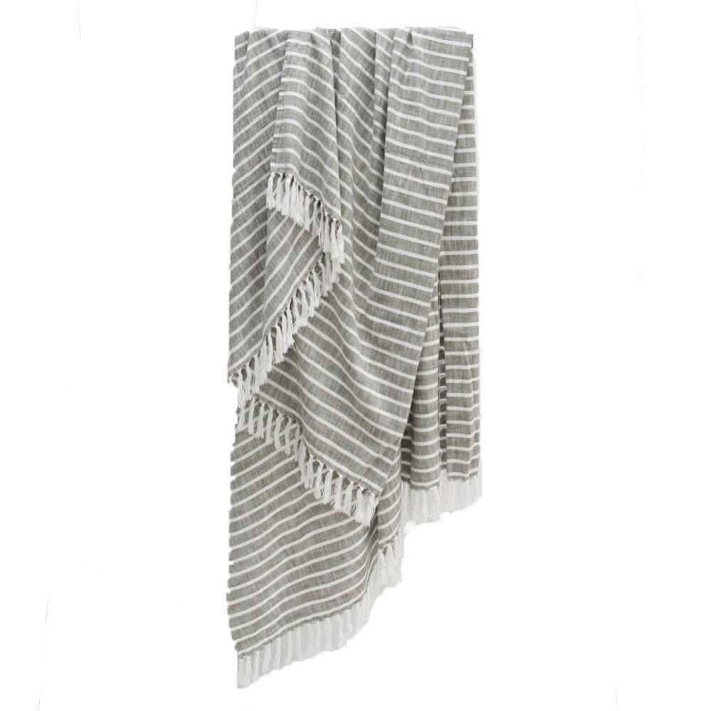 Blanket Harbour Olive Chambray
