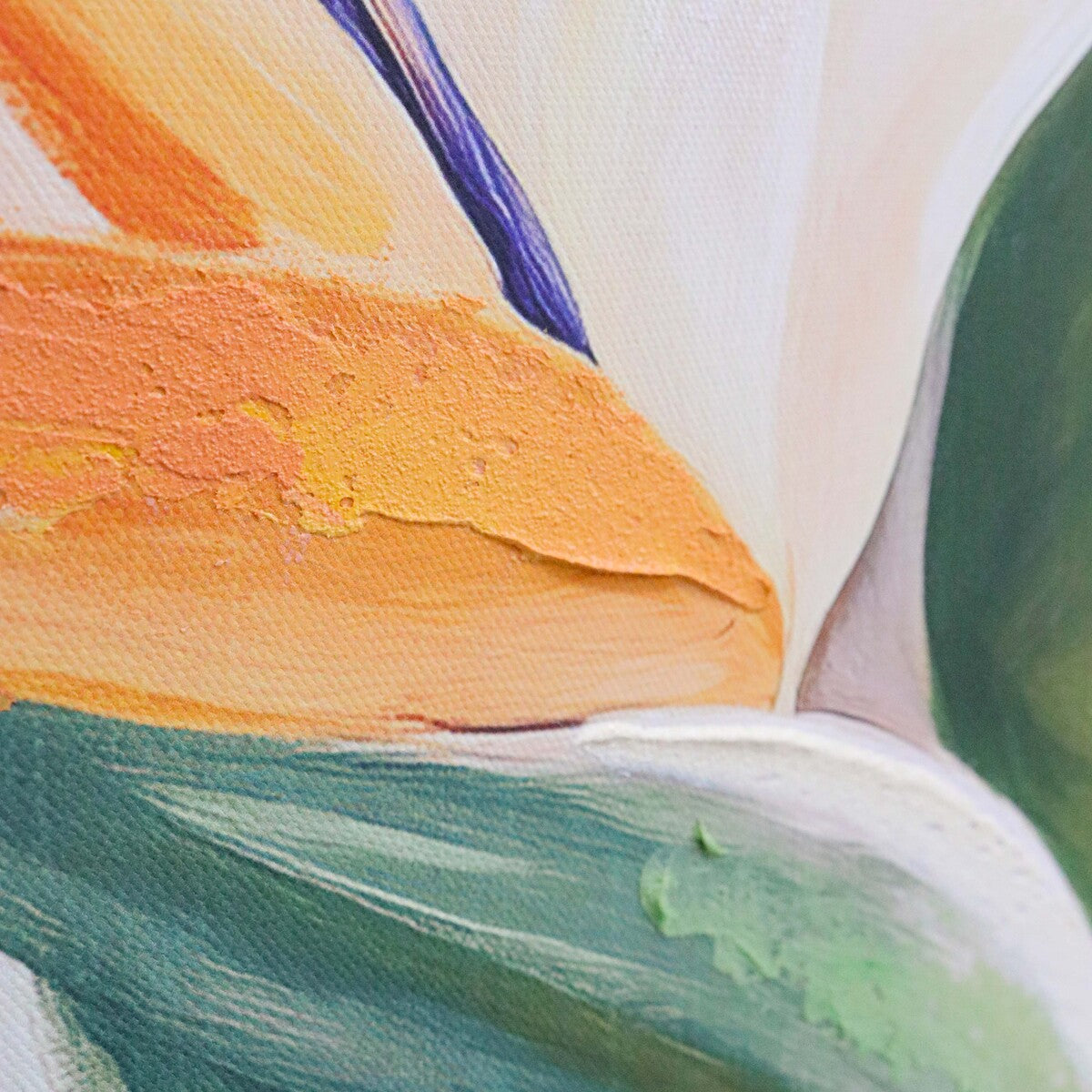Framed Canvas Bird Of Paradise