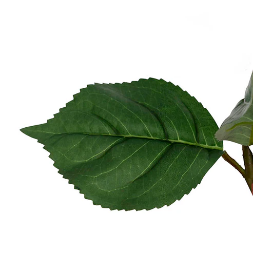 Budding Real Touch Hydrangea Stem White Pink (18cmDx70cmH)