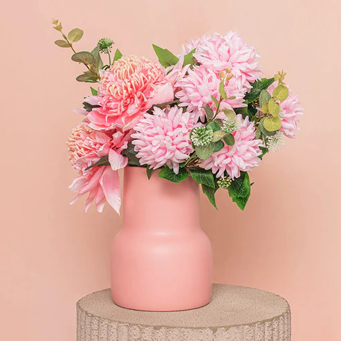 Chrysanthemum 7 Heads Bouquet Soft Pink (11cmDx48cmH)