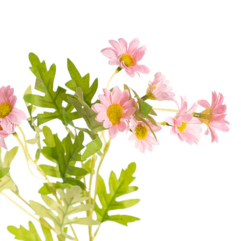 Daisy Spray 15x Flowers Soft Pink (3.5cmDx63cmH)