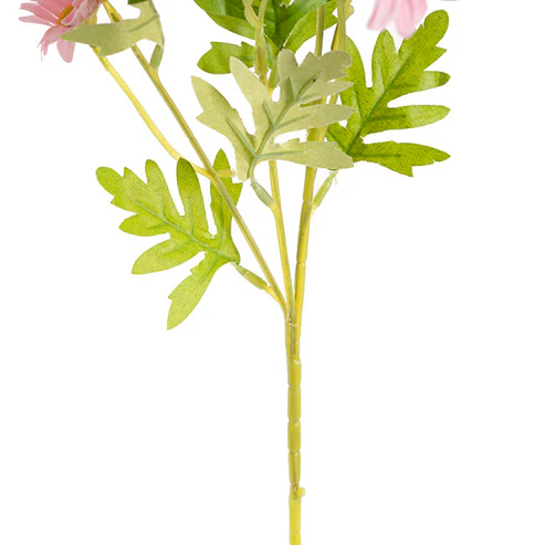 Daisy Spray 15x Flowers Soft Pink (3.5cmDx63cmH)