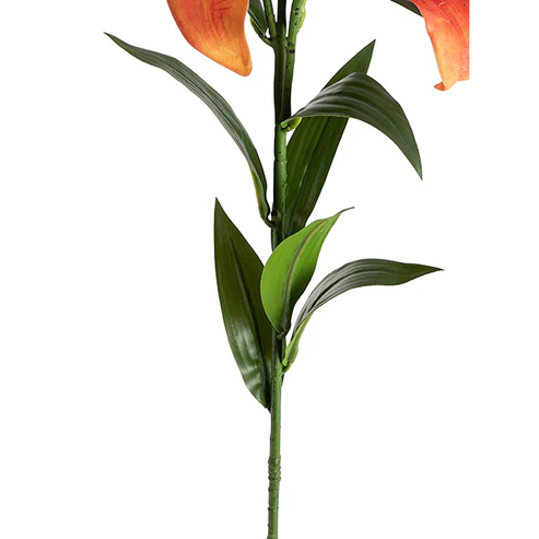 Tiger Lily 3 Head Real Touch Orange (90cmH)