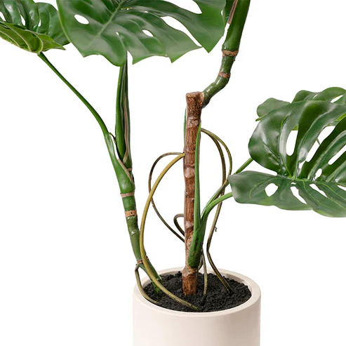 Real Touch Artificial Potted Monstera Green (120cmH)