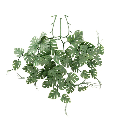 UV Treated Hanging Plant Philo Monstera Green (35cmH)