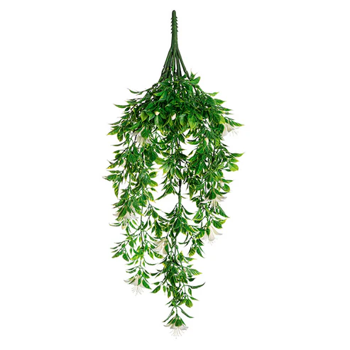 UV Treated Hanging Plant White Azalea Green(54cmH)