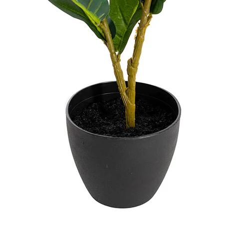 Fiddle Tree Faux Real Touch Potted Green (65cmH)