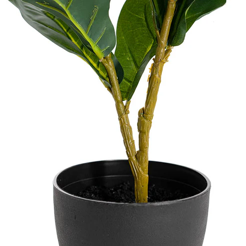 Fiddle Tree Faux Real Touch Potted Green (65cmH)