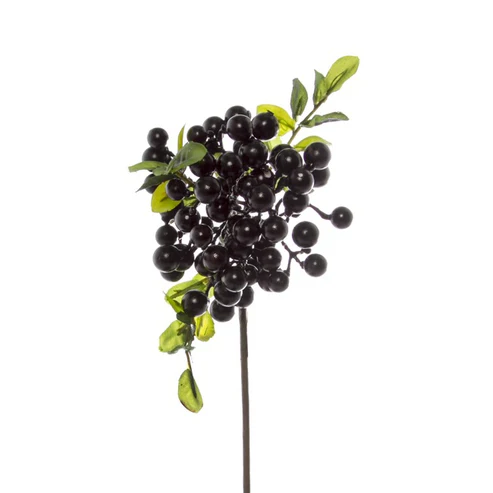 Berry Cluster Spray Blue (35cmH)