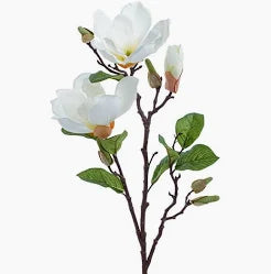 Magnolia Open Flower Spray with Bud Light Pink (71cmH)